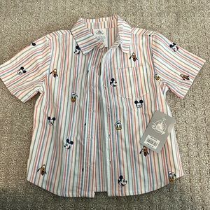 Toddler button up Disney shirt.
